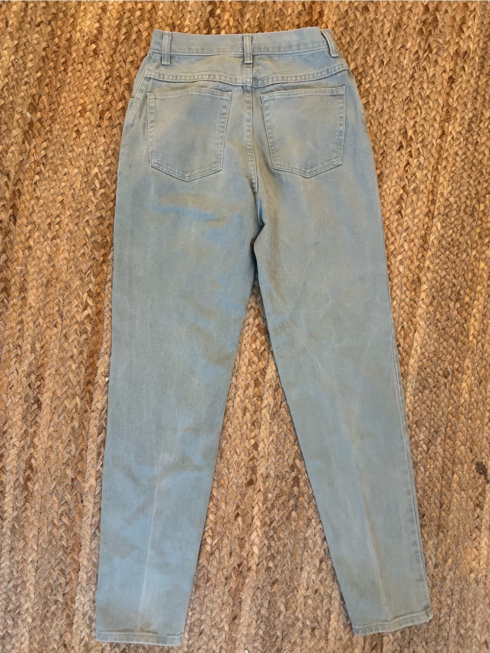 Vintage western wrangler women aqua jeans - Picture 2 of 7
